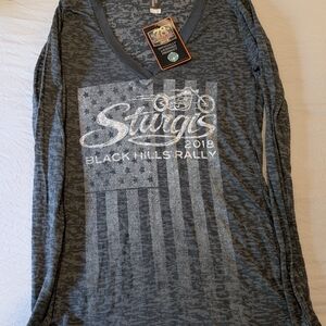 Harley-Davidson Gray Long Sleeve Tee